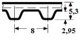 Тип профиля STD S8M