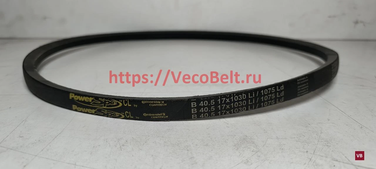 B40,5 17x1075ld powerspan cl contitech