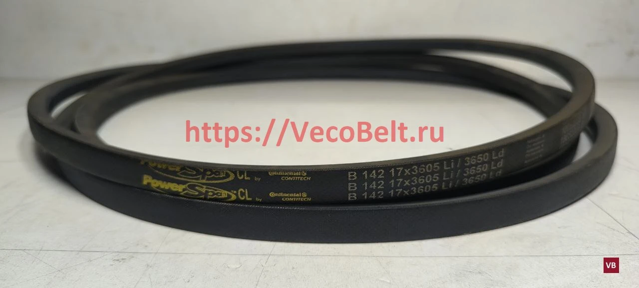 B142 17x3650ld powerspan cl contitech