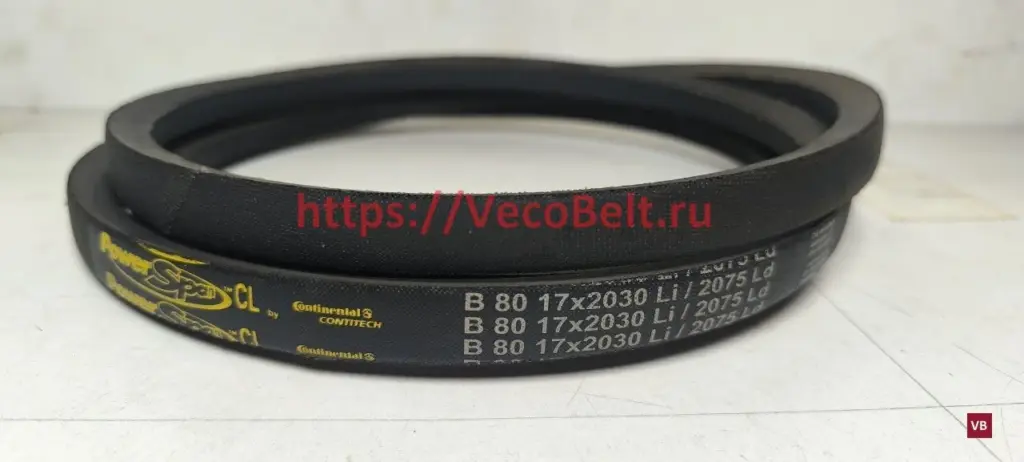 B80 17x2075ld powerspan cl contitech